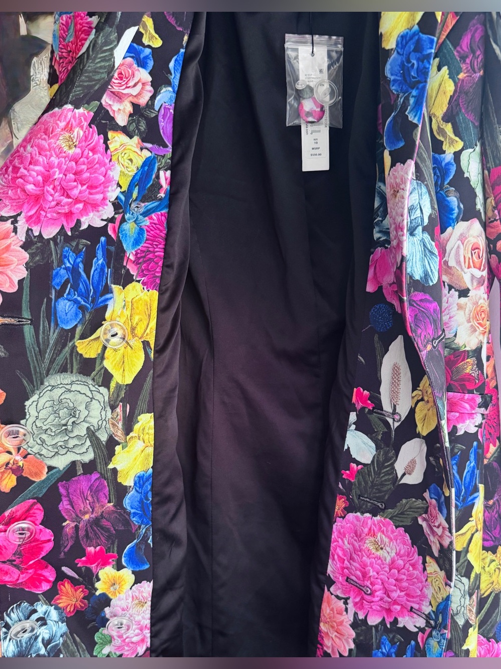 Alice + Olivia Latoya Mini Blazer Dress Women’s Size 10 ~ NWT - Picture 12 of 16